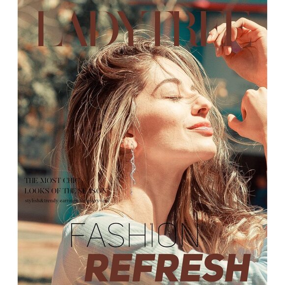 Leverback Dangle Earrings for Women Teardrop Filigree 14K Gold Plated Linear - Picture 2 of 7